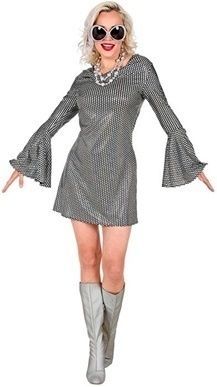  - Deguisement ROBE DISCO ANNEE 70 Paillette M