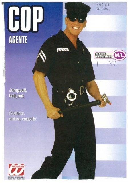  - Déguisement POLICIER  M