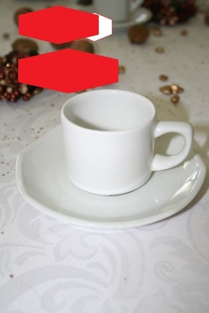 Vaisselle - TASSE CAFE PORCELAINE RONDE