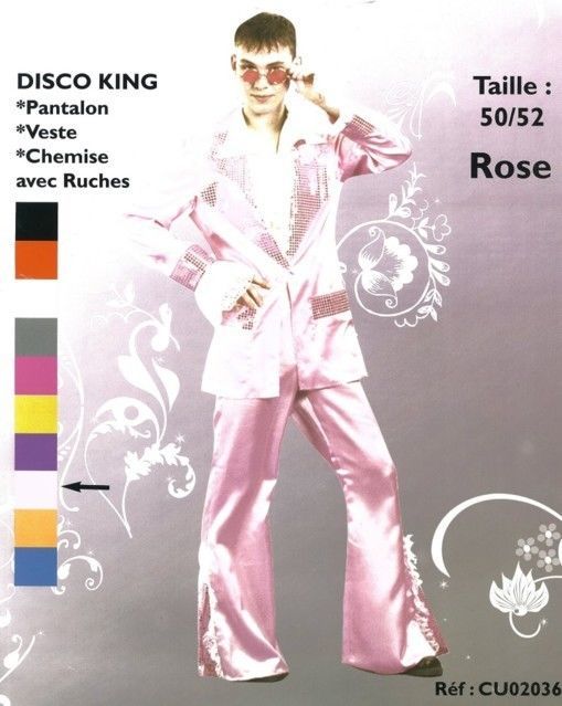  - Déguisement DISCO KING RoseT50/52