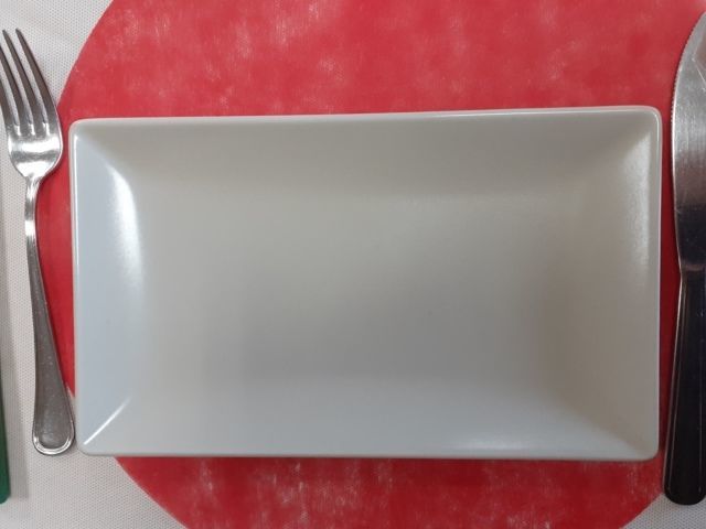 Vaisselle - ASSIETTE RECTANGLE 24cmx14cm Beige