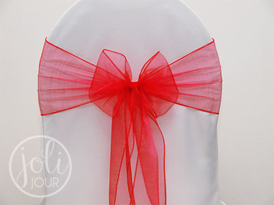  - NOEUD ORGANZA ROUGE